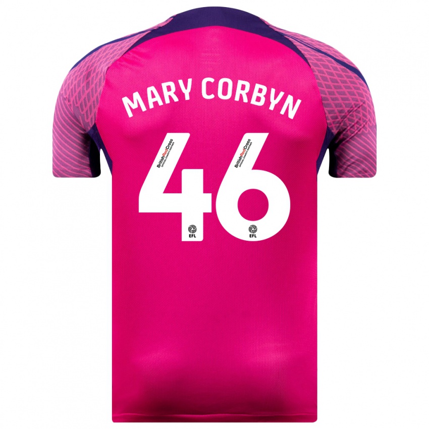 Criança Camisola Mary Corbyn #46 Roxo Alternativa 2023/24 Camisa