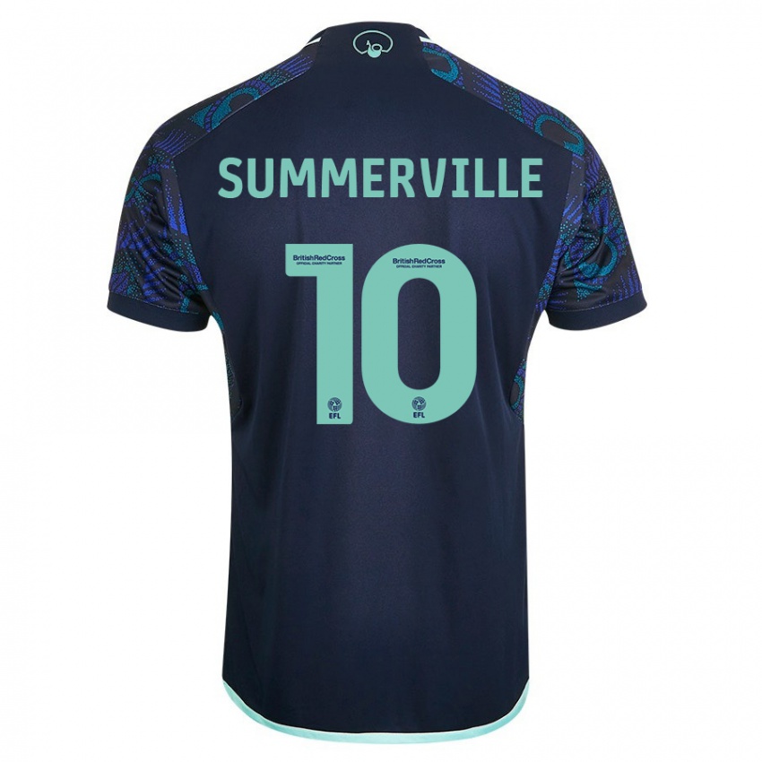 Criança Camisola Crysencio Summerville #10 Azul Alternativa 2023/24 Camisa