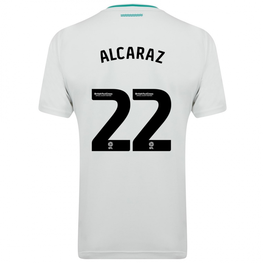 Criança Camisola Carlos Alcaraz #22 Branco Alternativa 2023/24 Camisa