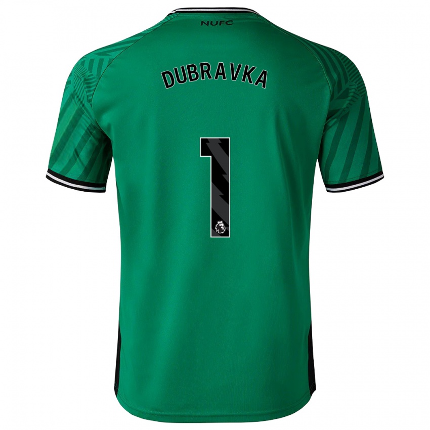 Criança Camisola Martin Dúbravka #1 Verde Alternativa 2023/24 Camisa