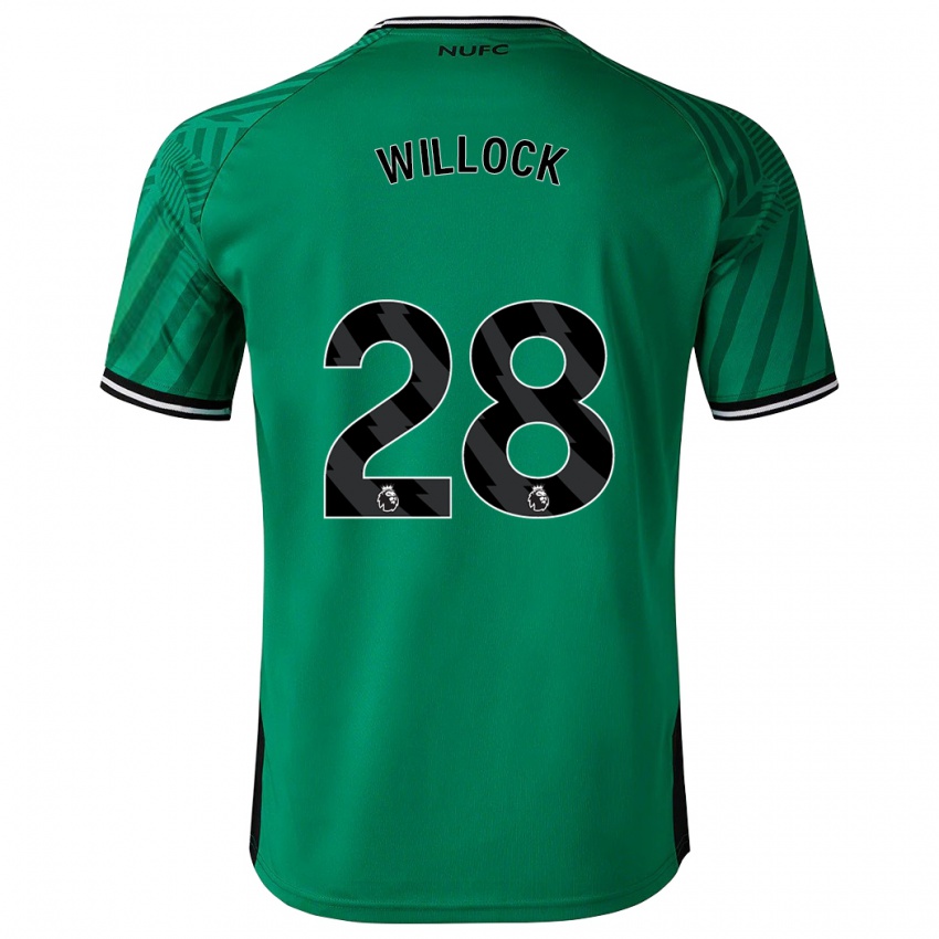 Criança Camisola Joe Willock #28 Verde Alternativa 2023/24 Camisa