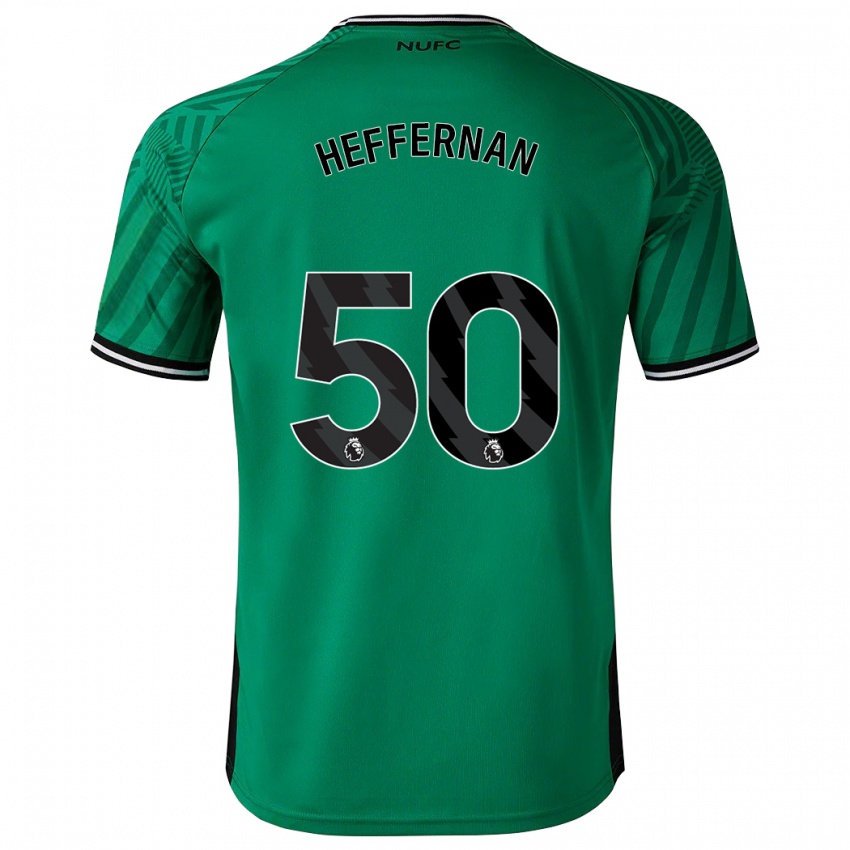 Criança Camisola Cathal Heffernan #50 Verde Alternativa 2023/24 Camisa