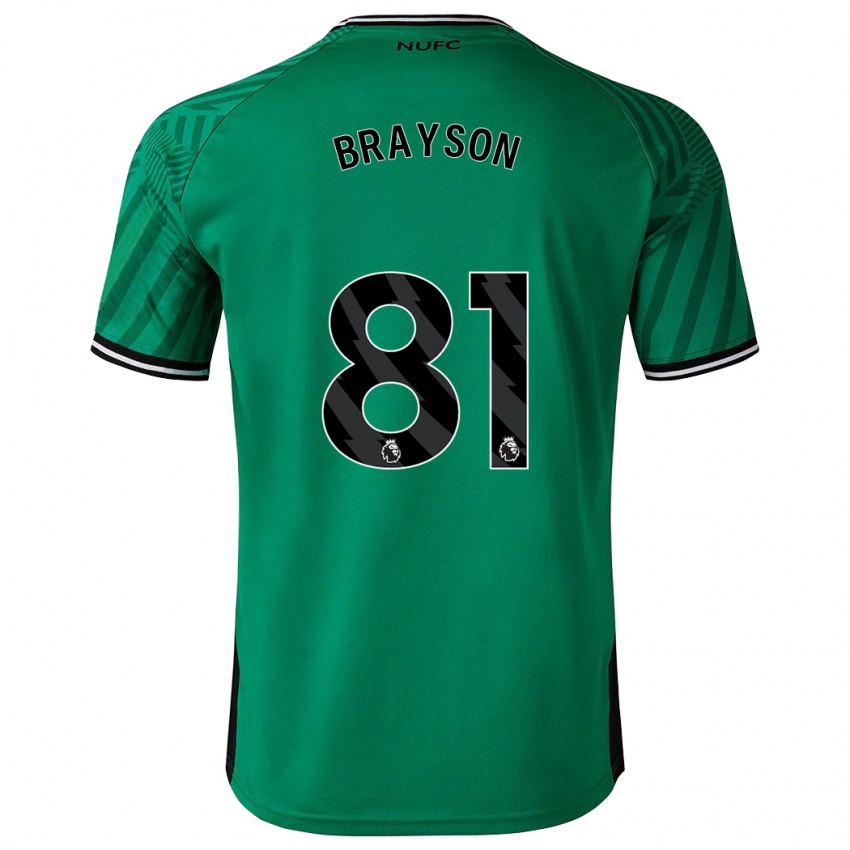 Criança Camisola Joe Brayson #81 Verde Alternativa 2023/24 Camisa