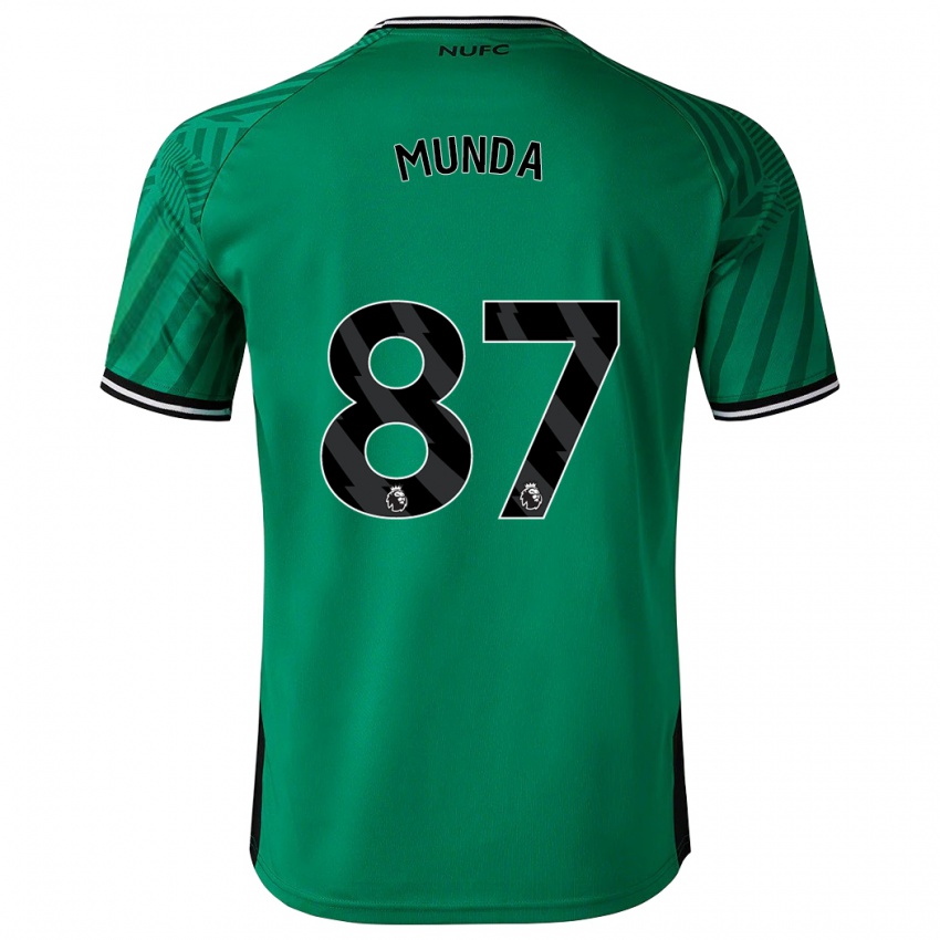 Criança Camisola Anthony Munda #87 Verde Alternativa 2023/24 Camisa