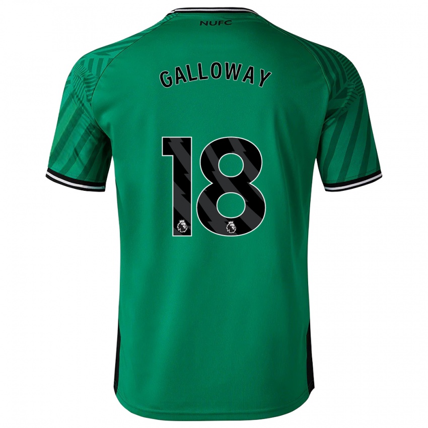 Criança Camisola Bridget Galloway #18 Verde Alternativa 2023/24 Camisa