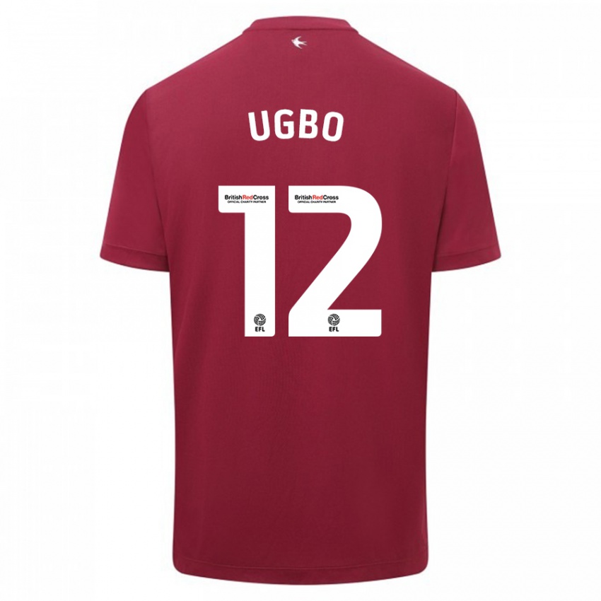Criança Camisola Iké Ugbo #12 Vermelho Alternativa 2023/24 Camisa