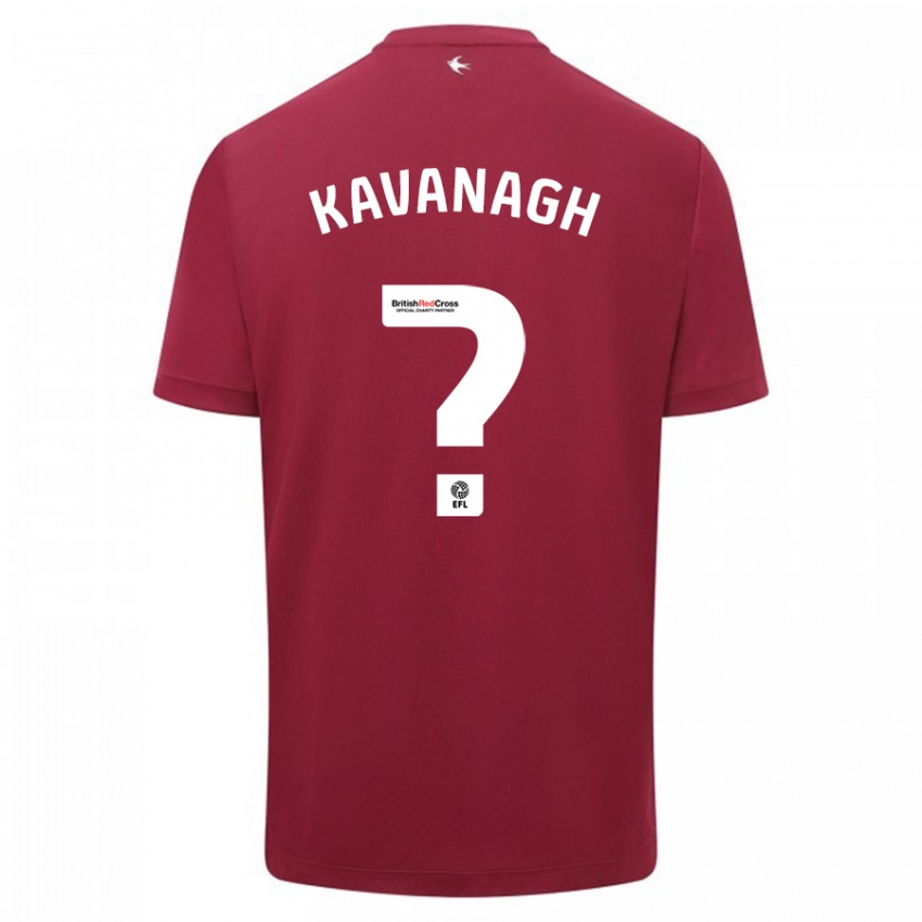 Criança Camisola Ryan Kavanagh #0 Vermelho Alternativa 2023/24 Camisa