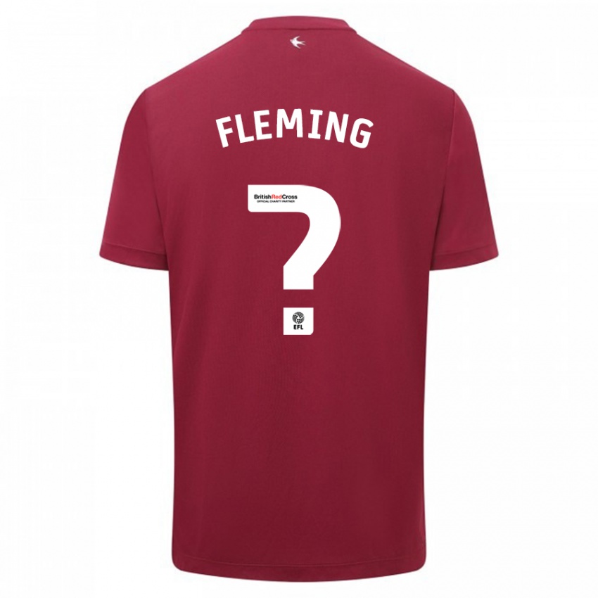 Criança Camisola Cole Fleming #0 Vermelho Alternativa 2023/24 Camisa