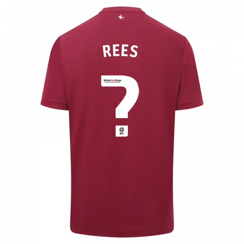 Criança Camisola Joe Rees #0 Vermelho Alternativa 2023/24 Camisa