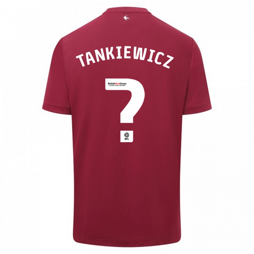 Criança Camisola Rob Tankiewicz #0 Vermelho Alternativa 2023/24 Camisa