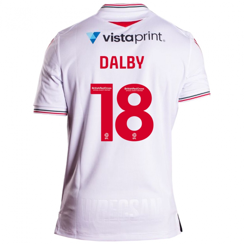 Criança Camisola Sam Dalby #18 Branco Alternativa 2023/24 Camisa