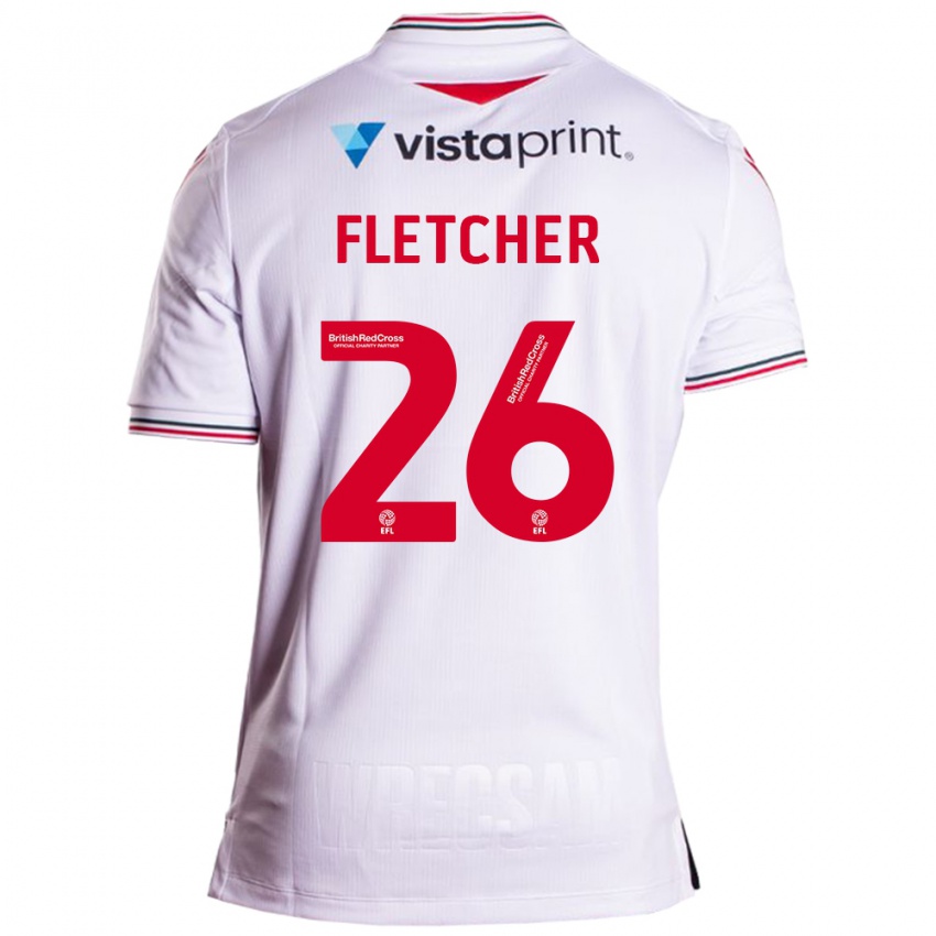 Criança Camisola Steven Fletcher #26 Branco Alternativa 2023/24 Camisa