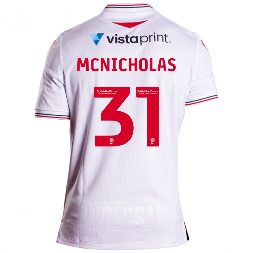 Criança Camisola Luke Mcnicholas #31 Branco Alternativa 2023/24 Camisa