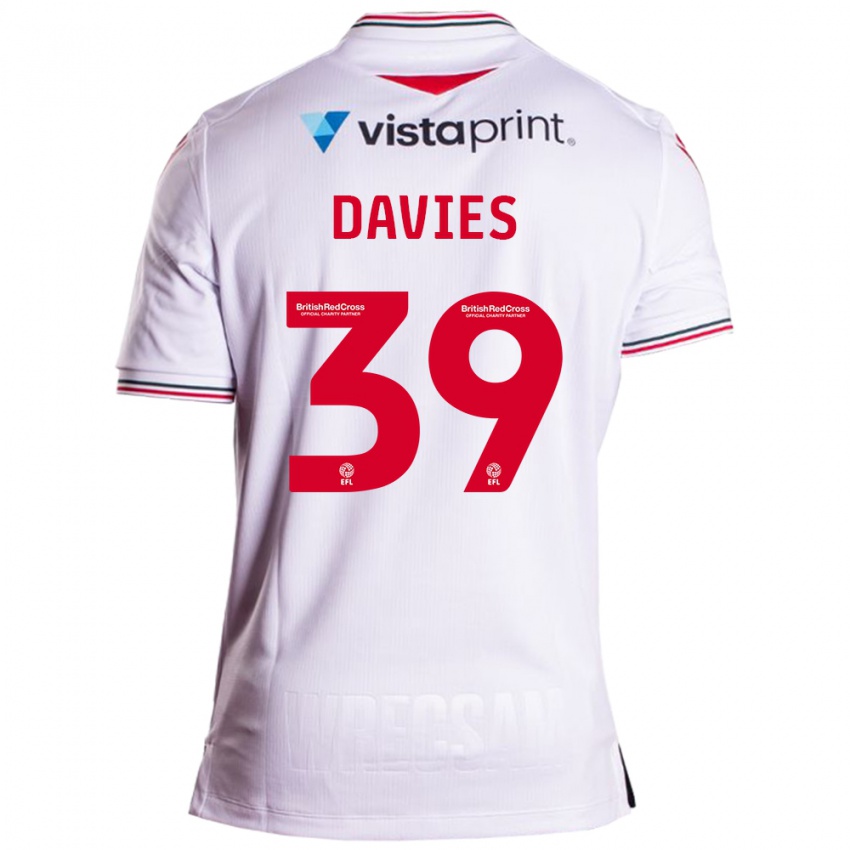 Criança Camisola Daniel Davies #39 Branco Alternativa 2023/24 Camisa