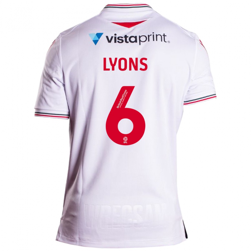 Criança Camisola Lauryn Lyons #6 Branco Alternativa 2023/24 Camisa