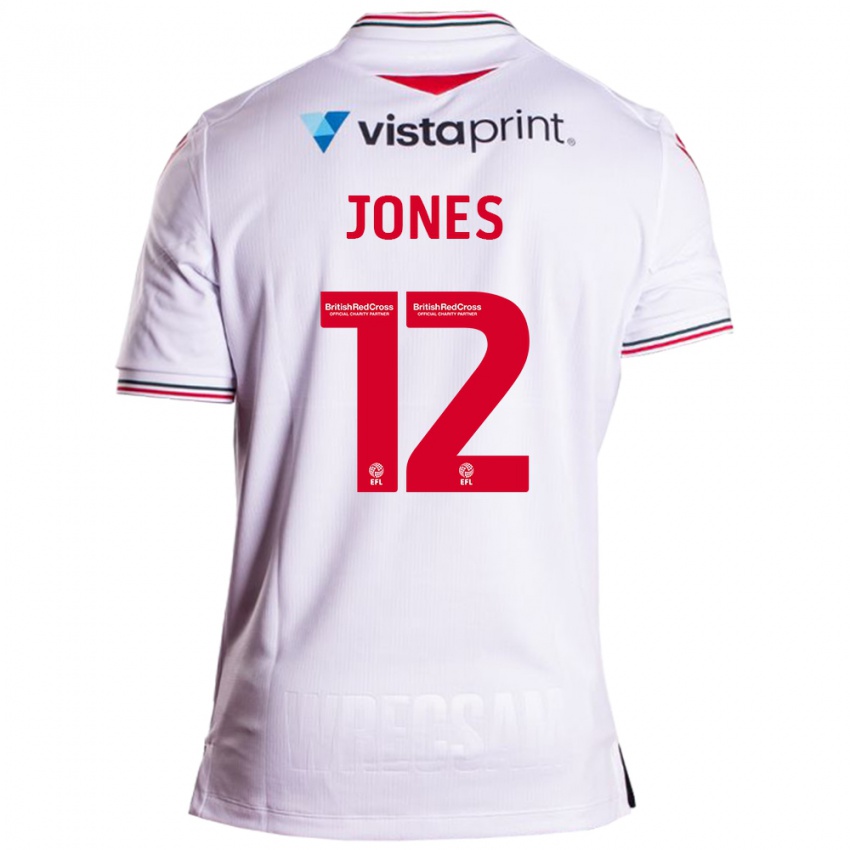 Criança Camisola Carra Jones #12 Branco Alternativa 2023/24 Camisa