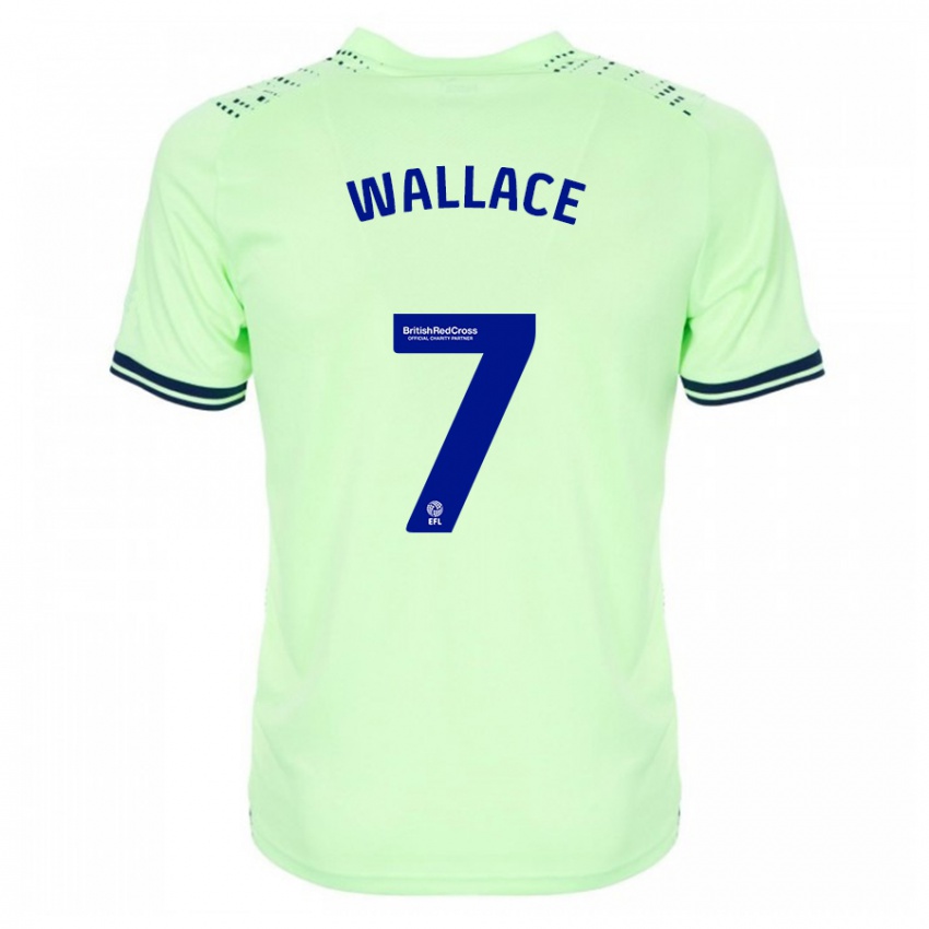 Criança Camisola Jed Wallace #7 Marinha Alternativa 2023/24 Camisa