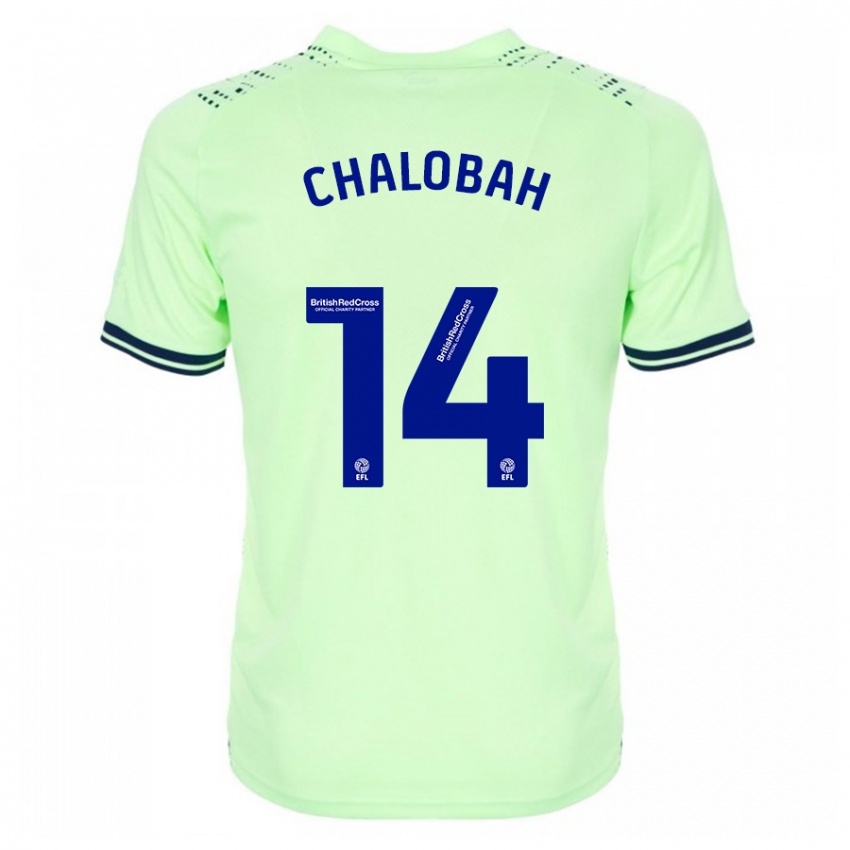 Criança Camisola Nathaniel Chalobah #14 Marinha Alternativa 2023/24 Camisa