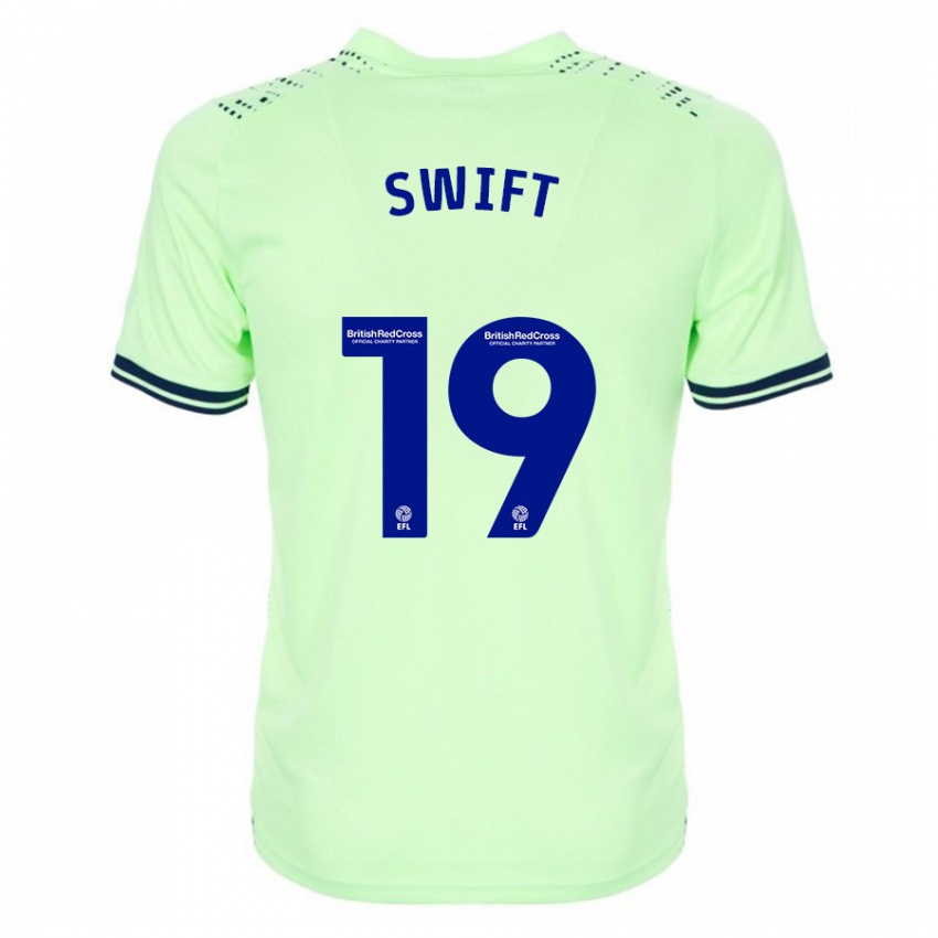 Criança Camisola John Swift #19 Marinha Alternativa 2023/24 Camisa