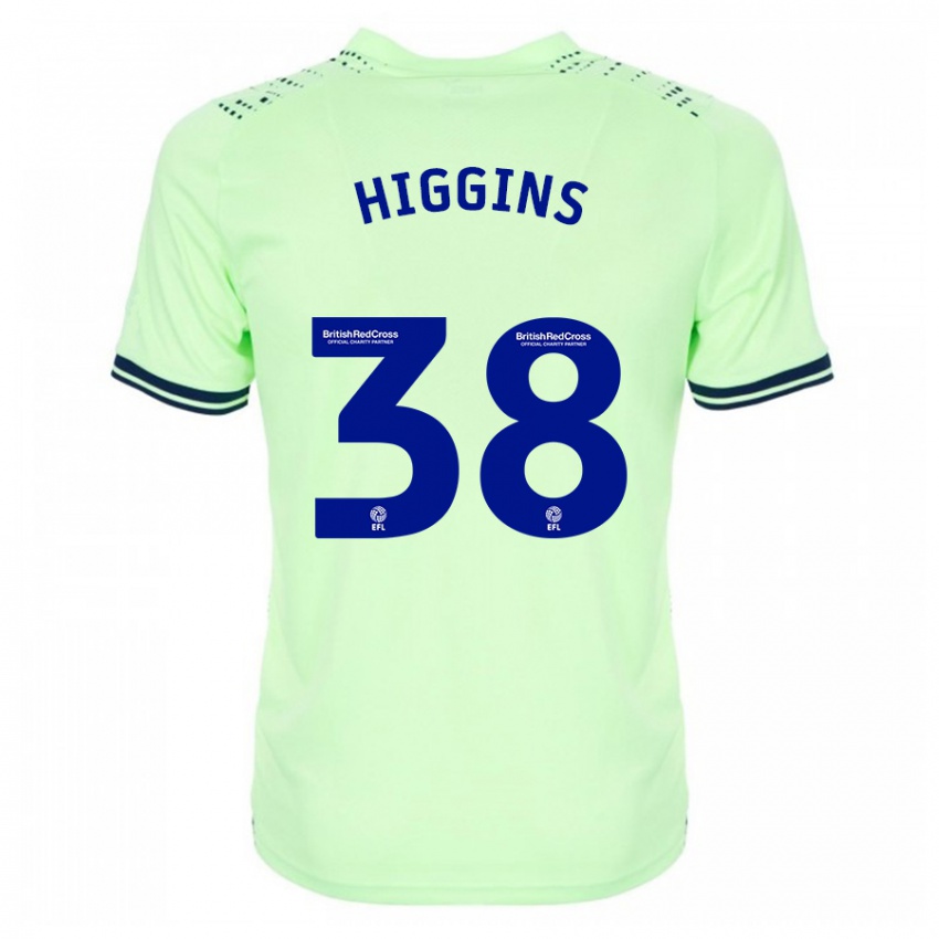 Criança Camisola Akeel Higgins #38 Marinha Alternativa 2023/24 Camisa