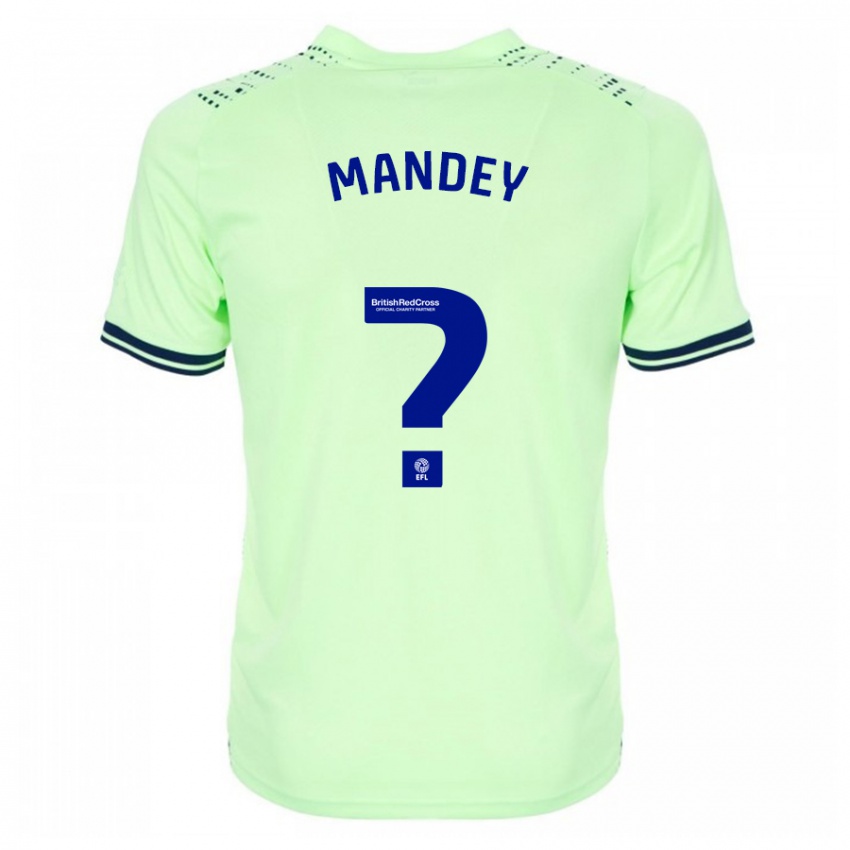 Criança Camisola Souleyman Mandey #0 Marinha Alternativa 2023/24 Camisa