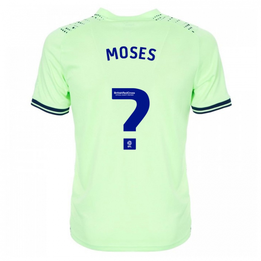 Criança Camisola Maxwell Moses #0 Marinha Alternativa 2023/24 Camisa