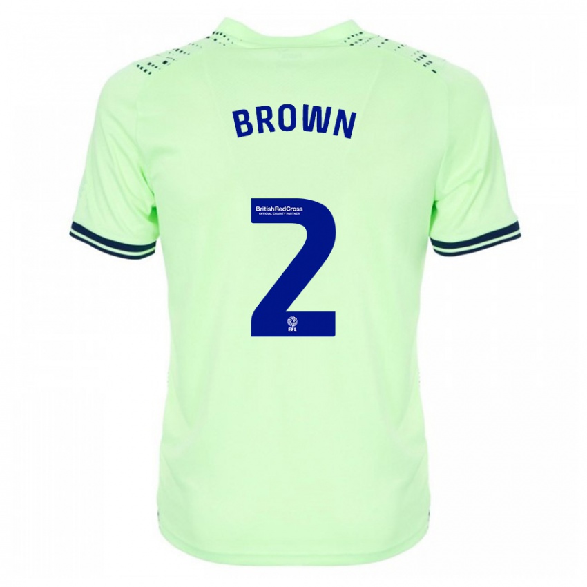 Criança Camisola Ashlee Brown #2 Marinha Alternativa 2023/24 Camisa