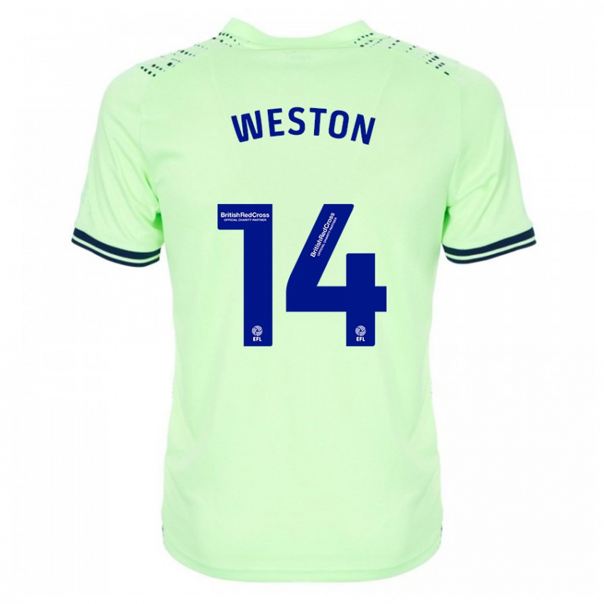 Criança Camisola Steph Weston #14 Marinha Alternativa 2023/24 Camisa