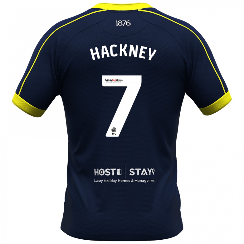 Criança Camisola Hayden Hackney #7 Marinha Alternativa 2023/24 Camisa