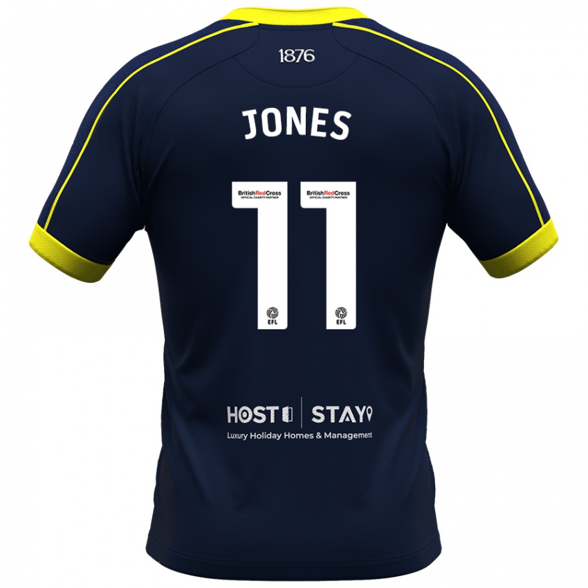 Criança Camisola Isaiah Jones #11 Marinha Alternativa 2023/24 Camisa