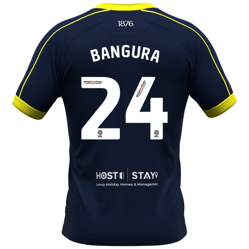 Criança Camisola Alex Bangura #24 Marinha Alternativa 2023/24 Camisa