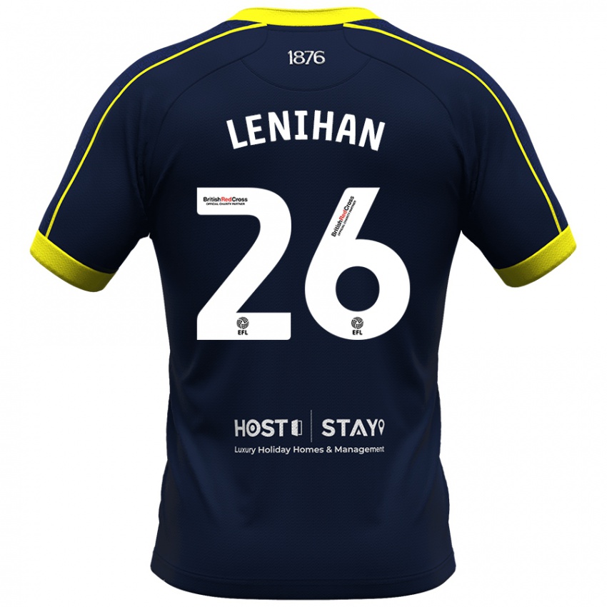 Criança Camisola Darragh Lenihan #26 Marinha Alternativa 2023/24 Camisa