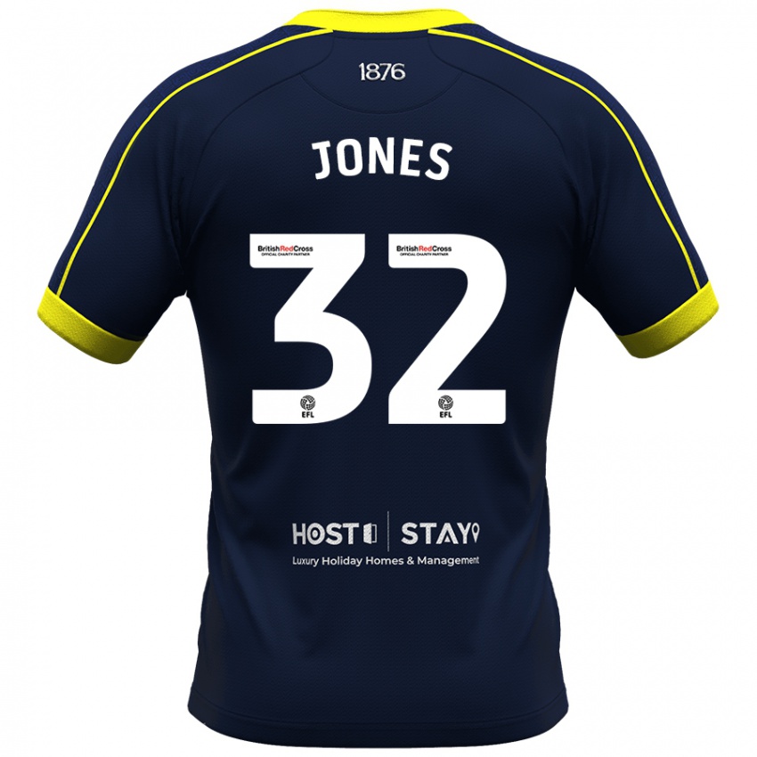 Criança Camisola Jamie Jones #32 Marinha Alternativa 2023/24 Camisa