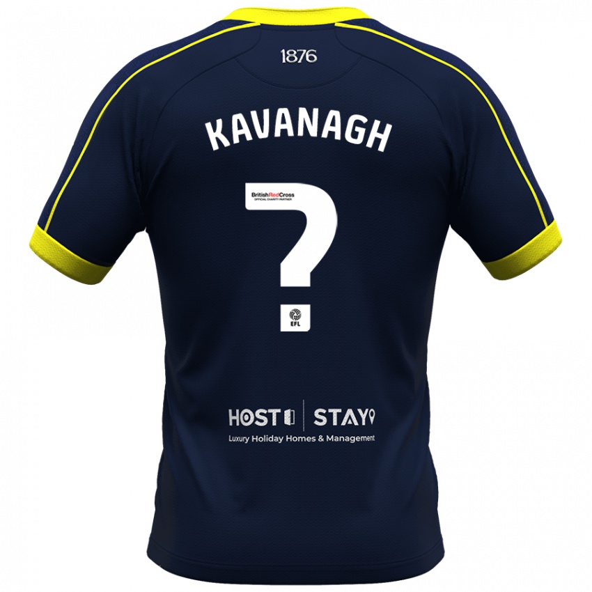 Criança Camisola Calum Kavanagh #0 Marinha Alternativa 2023/24 Camisa