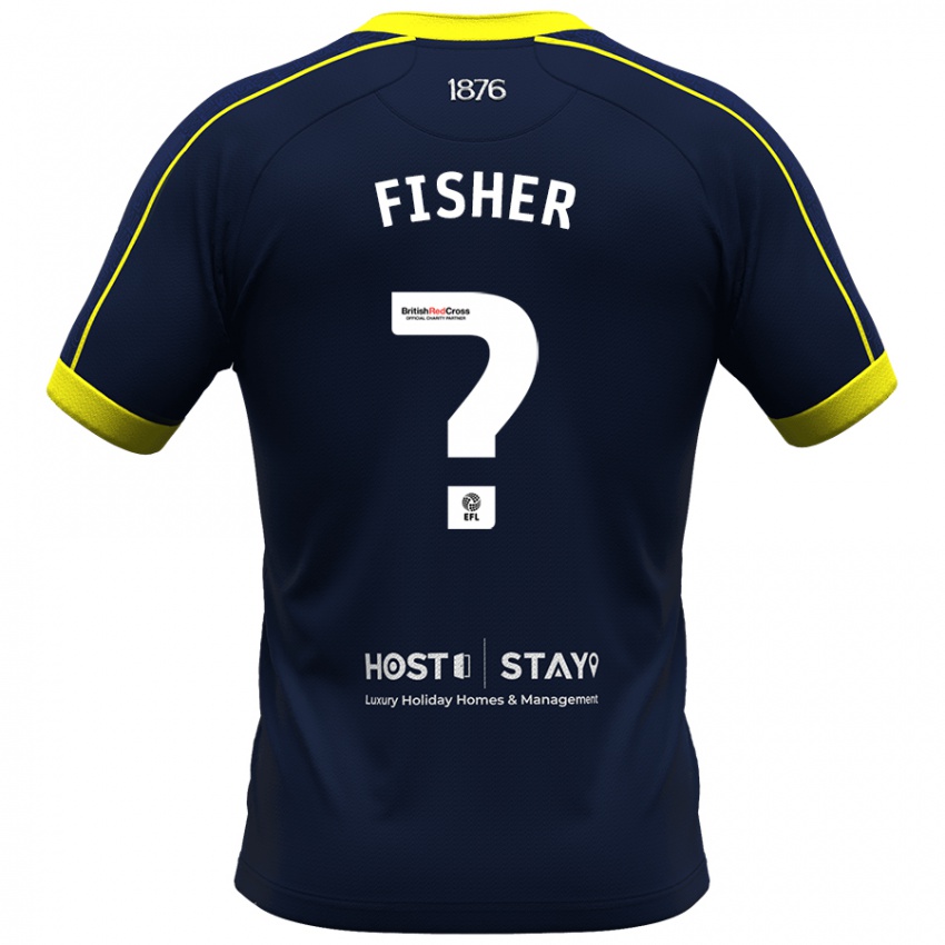 Criança Camisola Nathan Fisher #0 Marinha Alternativa 2023/24 Camisa