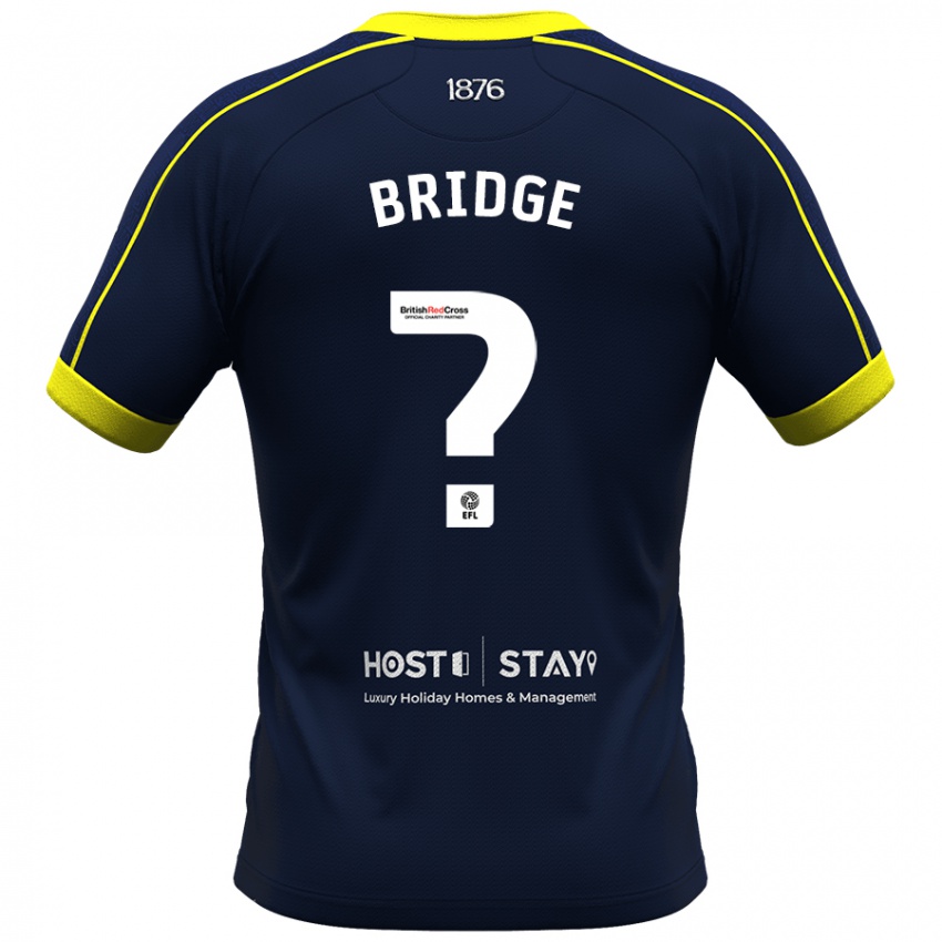 Criança Camisola Aj Bridge #0 Marinha Alternativa 2023/24 Camisa