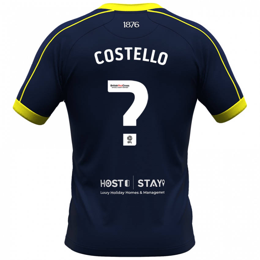 Criança Camisola Jd Costello #0 Marinha Alternativa 2023/24 Camisa