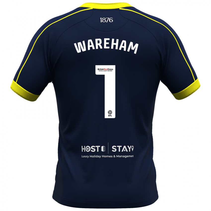 Criança Camisola Laura Wareham #1 Marinha Alternativa 2023/24 Camisa