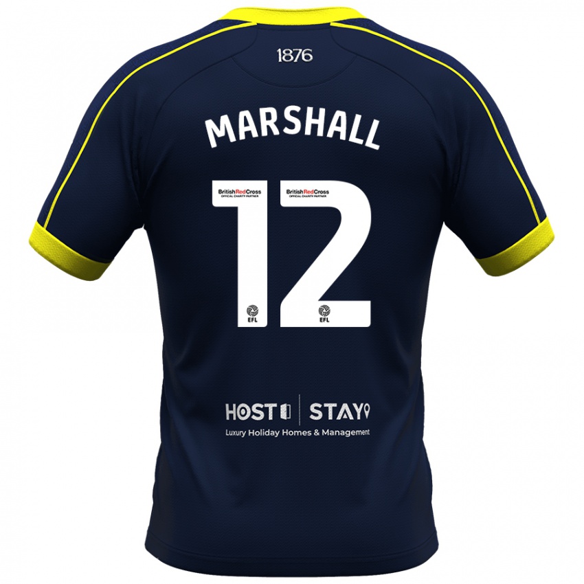 Criança Camisola Eve Marshall #12 Marinha Alternativa 2023/24 Camisa