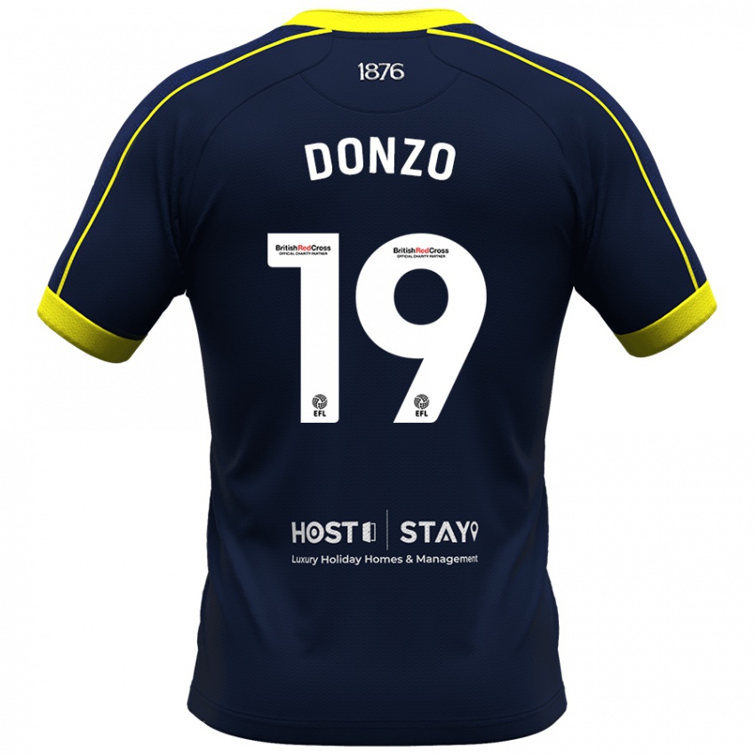 Criança Camisola Jolie Donzo #19 Marinha Alternativa 2023/24 Camisa