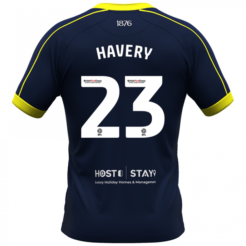 Criança Camisola Nicole Havery #23 Marinha Alternativa 2023/24 Camisa