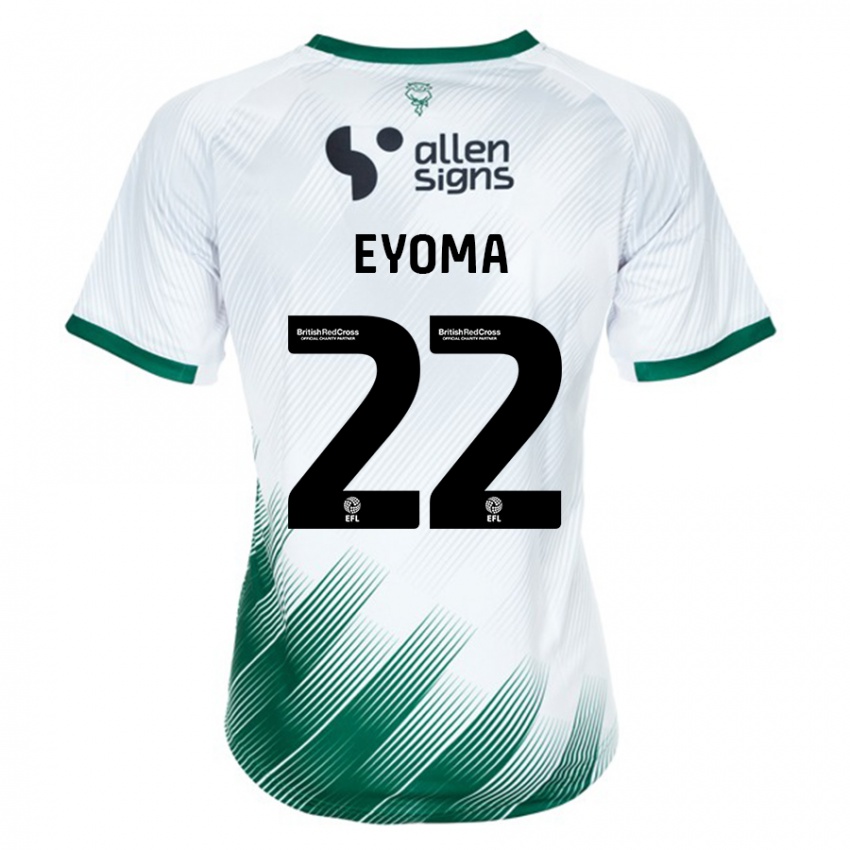 Criança Camisola Timothy Eyoma #22 Branco Alternativa 2023/24 Camisa