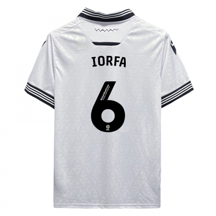 Criança Camisola Dominic Iorfa #6 Branco Alternativa 2023/24 Camisa