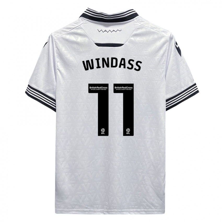 Criança Camisola Josh Windass #11 Branco Alternativa 2023/24 Camisa