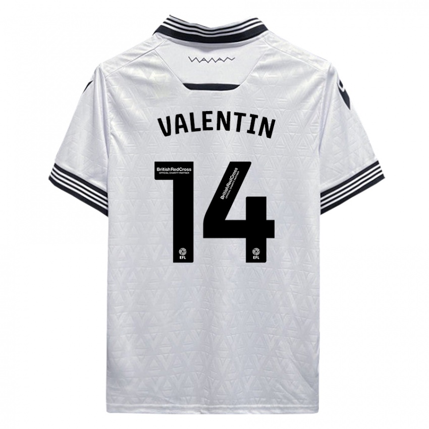 Criança Camisola Pol Valentín #14 Branco Alternativa 2023/24 Camisa