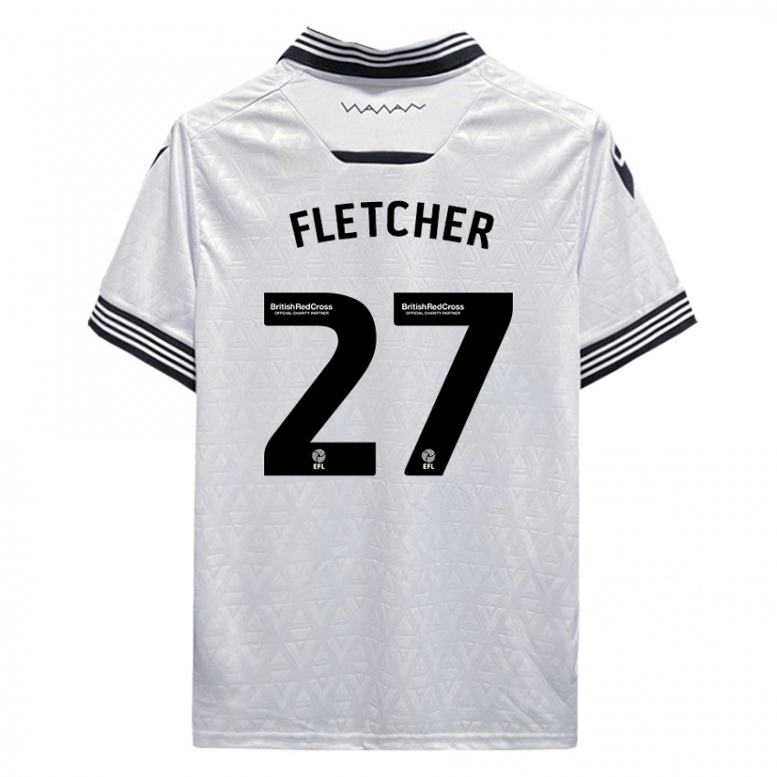 Criança Camisola Ashley Fletcher #27 Branco Alternativa 2023/24 Camisa