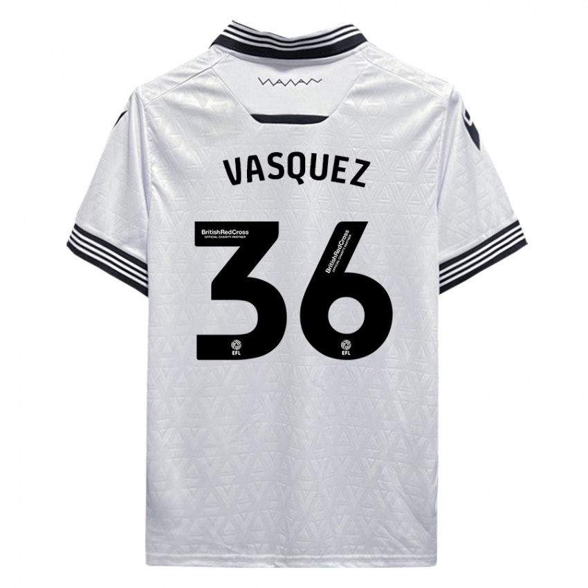 Criança Camisola Devis Vásquez #36 Branco Alternativa 2023/24 Camisa