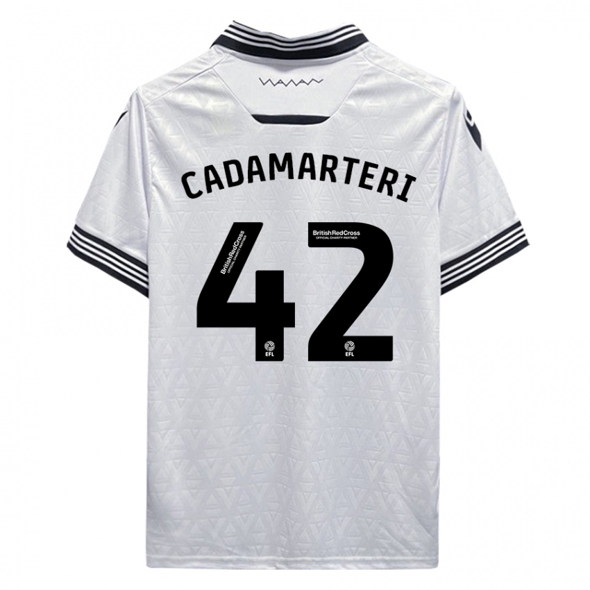 Criança Camisola Bailey Cadamarteri #42 Branco Alternativa 2023/24 Camisa