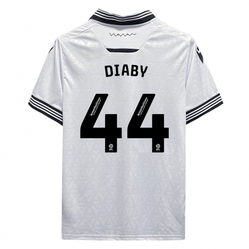 Criança Camisola Momo Diaby #44 Branco Alternativa 2023/24 Camisa