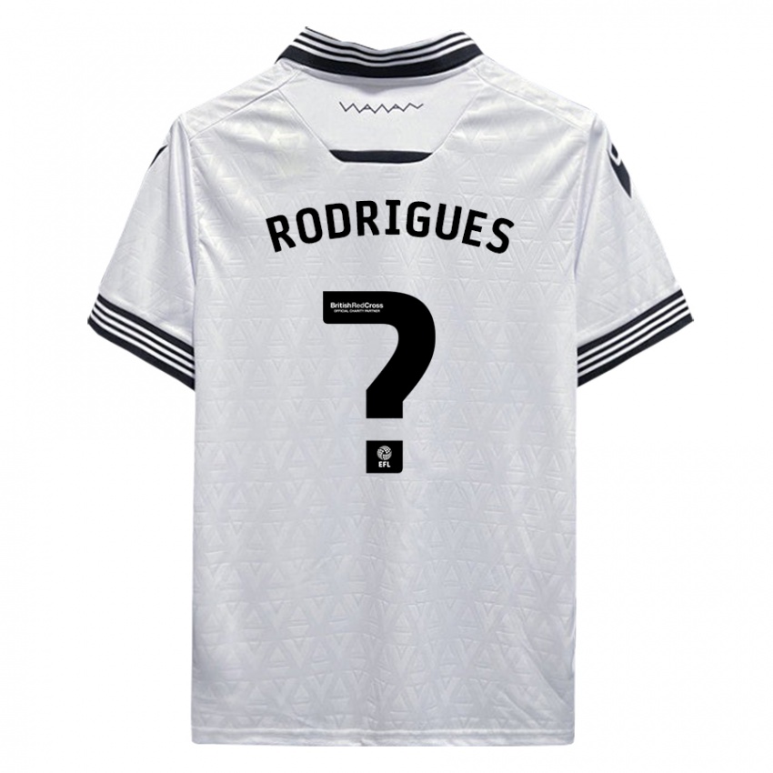 Criança Camisola Carlos Rodrigues #0 Branco Alternativa 2023/24 Camisa